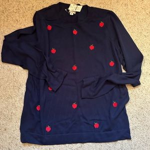 J Crew Apple Sweater